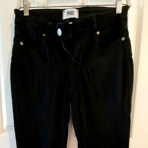 PAIGE black denim pants